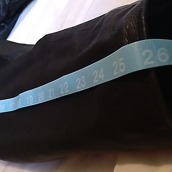 Women's black 2XL Leather motorcycle jacket - Picture 3 of 12